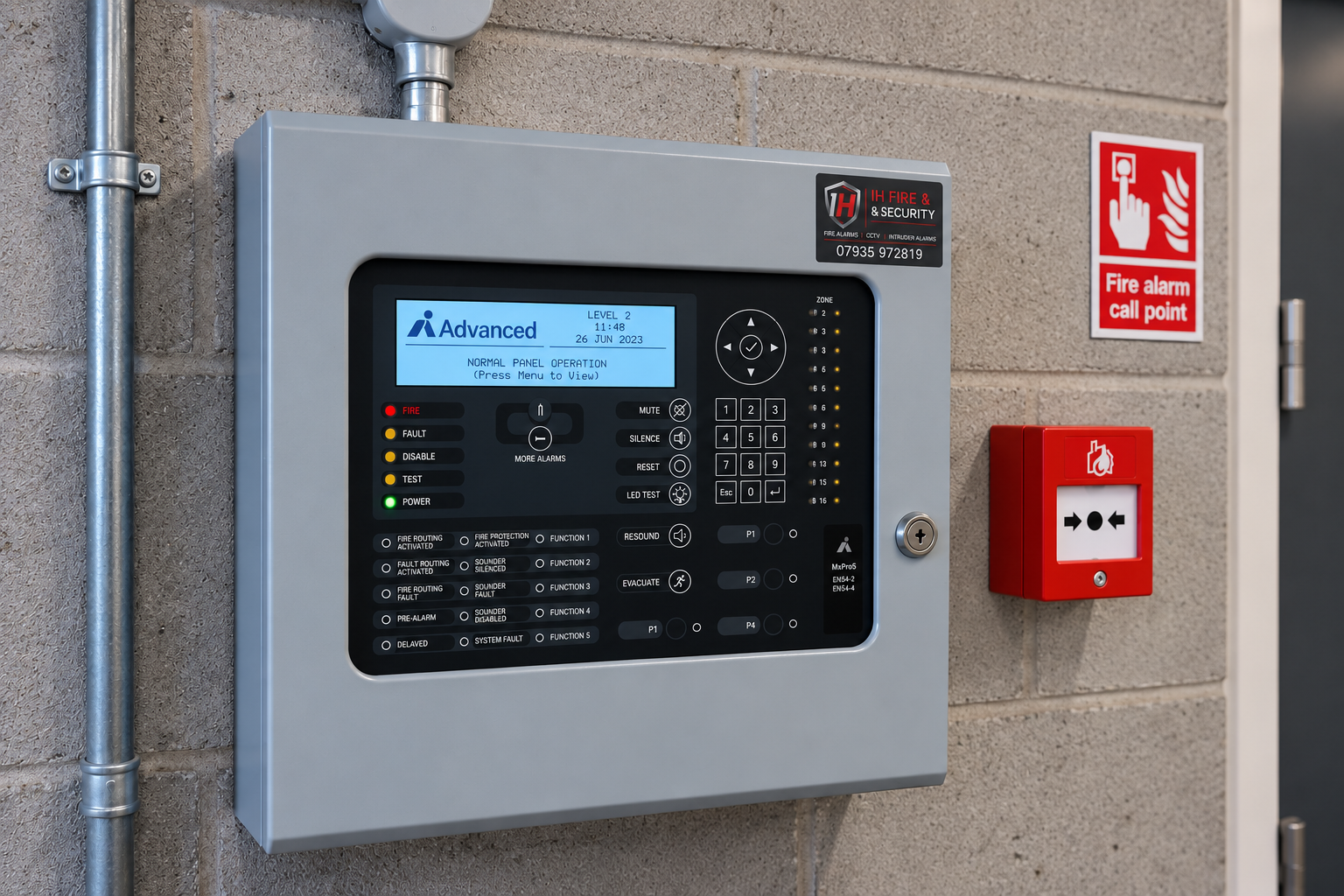 Fire alarm control panel